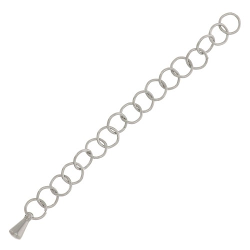 55mm 316L Stainless Steel Extension chain - cable x1