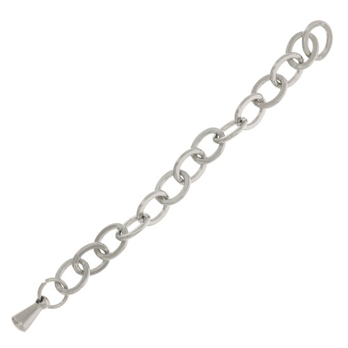 55mm 316L Stainless Steel Extension chain - cable x1