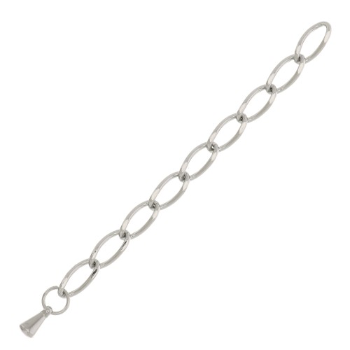 55mm 316L Stainless Steel Extension chain - Rombo x1