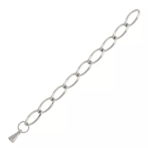 55mm 316L Stainless Steel Extension chain - Rombo x1