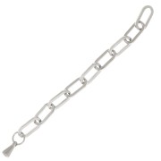 55mm 316L Stainless Steel Extension chain - Rectangular x1