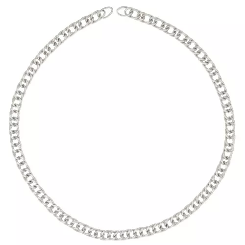 7.75mm 316L Stainless Steel Curb Mesh Chain x50cm