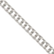 7.75mm 316L Stainless Steel Curb Mesh Chain x50cm