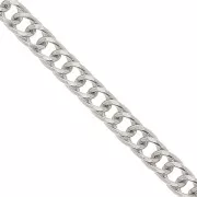 7.75mm 316L Stainless Steel Curb Mesh Chain x50cm