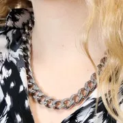 Curb chain 15 mm in stainless steel 316L x50cm