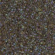 Miyuki Delica 11/0 DB1740 - Dark Amethyst Lined Chartreuse AB x8g