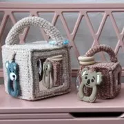 Set of 3 round soft mirrors 10 cm - for making children's toys x1