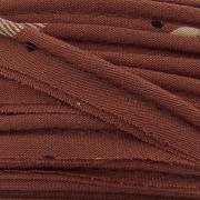 10mm Atelier Brunette Viscose sewing piping - Seed Chestnut x1m|raw }}