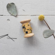 10mm Atelier Brunette Viscose sewing piping - Windy Mustard x1m