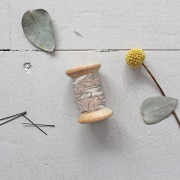 10mm Atelier Brunette Simple Gauze sewing piping - Petal Maple x1m