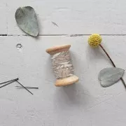 10mm Atelier Brunette Simple Gauze sewing piping - Petal Maple x1m