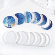 25x11cm Silicone mould - resin moon phases x1|raw }}