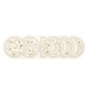 17x5cm Silicone mould - resin moon phases x1