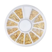 Elements to be glued or resin-coated - Marine theme - Gold Tone x1