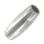 Magnetic clasp for 6mm cords Stainless Steel x1|raw }}