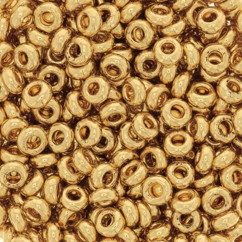 Toho Demi Round 6/0 seed beads 6/0 TO6RDR0712 - 24K Gold Plated x5g