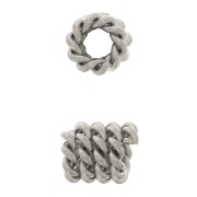 6x4.5mm Stainless steel Imitation barbed wire imitation tube beads x4|raw }}