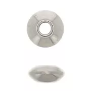 5x2mm Stainless steel Rondelle beads x10