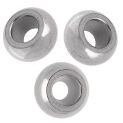 8mm Stainless steel Stopper bead with 3 mm hole x1|raw }}