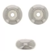 7mm Stainless steel Stopper bead with 2 mm hole x1