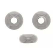 6mm Stainless steel Stopper bead with 2.5 mm hole x1