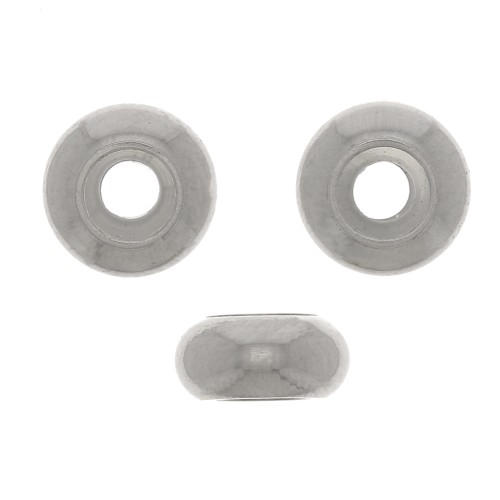 6mm Stainless steel Stopper bead with 2.5 mm hole x1