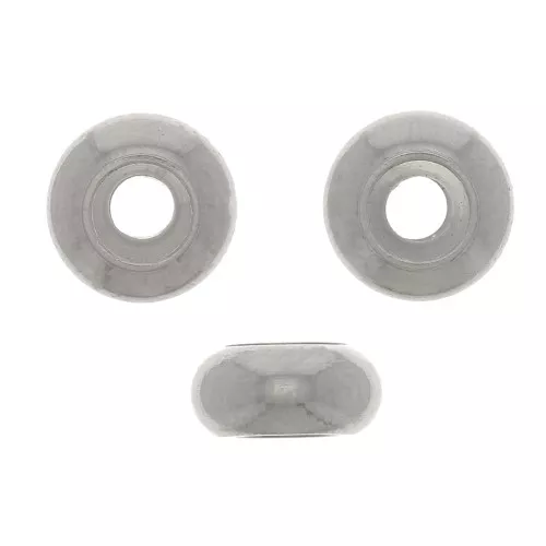 6mm Stainless steel Stopper bead with 2.5 mm hole x1
