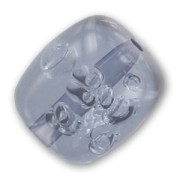 Barrel-shaped bead bubbles 28x27mm Grey x1|raw }}