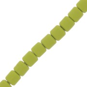6x6.2mm Polymer clay Heishi style tube beads - Light Green x40 cm|raw }}