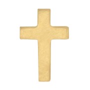 6x3.5mm Gold filled Cross-shaped element to be glued x1