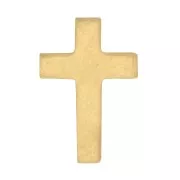 6x3.5mm Gold filled Cross-shaped element to be glued x1