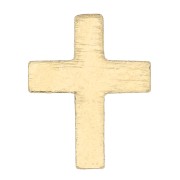 8x6mm Gold filled Cross-shaped element to be glued x1|raw }}