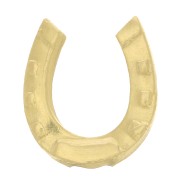10x9mm Gold filled Horseshoe-shaped element to be glued x1|raw }}