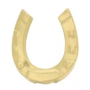 10x9mm Gold filled Horseshoe-shaped element to be glued x1