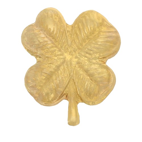 8x7mm Gold filled Clover-shaped element to be glued x1