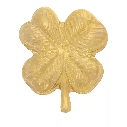 8x7mm Gold filled Clover-shaped element to be glued x1
