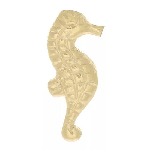 10.5x4.5mm Gold filled left side Seahorse-shaped element to be glued x1