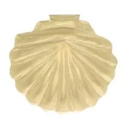 7x7.5mm Gold filled Shell-shaped element to be glued x1