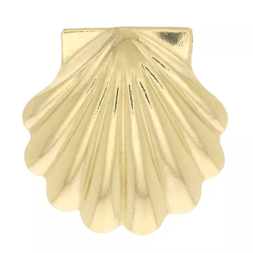 10mm Gold filled Shell-shaped element to be glued x1