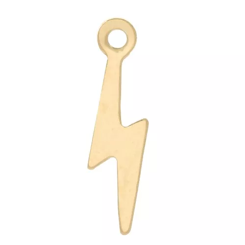 14x4mm Gold filled Flash charm x1