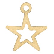 10x8mm Gold filled Star charm x1|raw }}