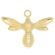11x14.5mm Gold filled Bee charm x1|raw }}
