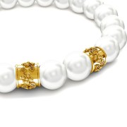 6x7mm 925 Sterling Silver Flower pattern Tube bead with big hole x1