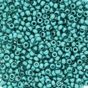 Preciosa Seed beads 11/0 2 mm - Terra Metallic - Turquoise x20g|raw }}