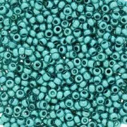 Preciosa Seed beads 11/0 2 mm - Terra Metallic - Turquoise x20g