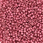 Preciosa Seed Beads 11/0 2 mm - Terra Metallic - Pink x 10 g