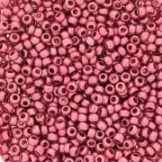 Preciosa Seed beads 11/0 2 mm - Terra Metallic - Pink x10g