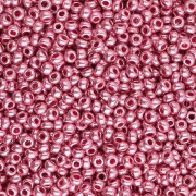 Preciosa Seed Beads 11/0 2 mm - Terra Metallic - Pink x20g
