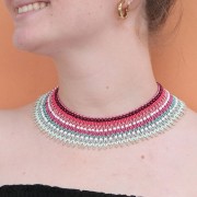 Preciosa Seed beads 11/0 2 mm - Terra Metallic - Pink x10g