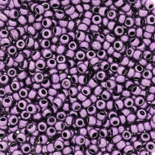 Preciosa Seed Beads 11/0 2 mm - Terra Metallic - Lilac x 20 g
